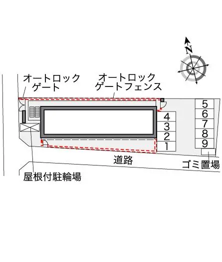 ★手数料０円★大阪市西成区天下茶屋東　月極駐車場（LP）